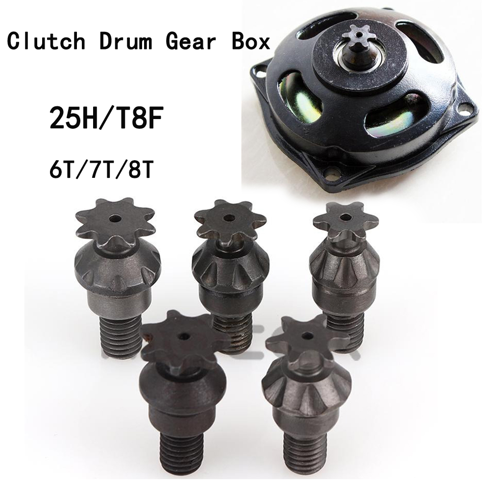 Motorcycle Gear Kids - 25H T8F 6/7/8 dientes tambor de