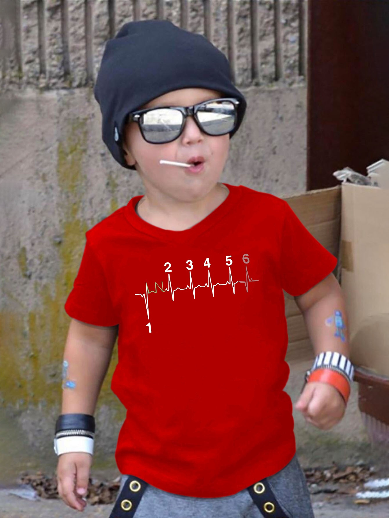 Camiseta Infantil con Gráfico  - Motorcycle Gear Outfit reseña y precio