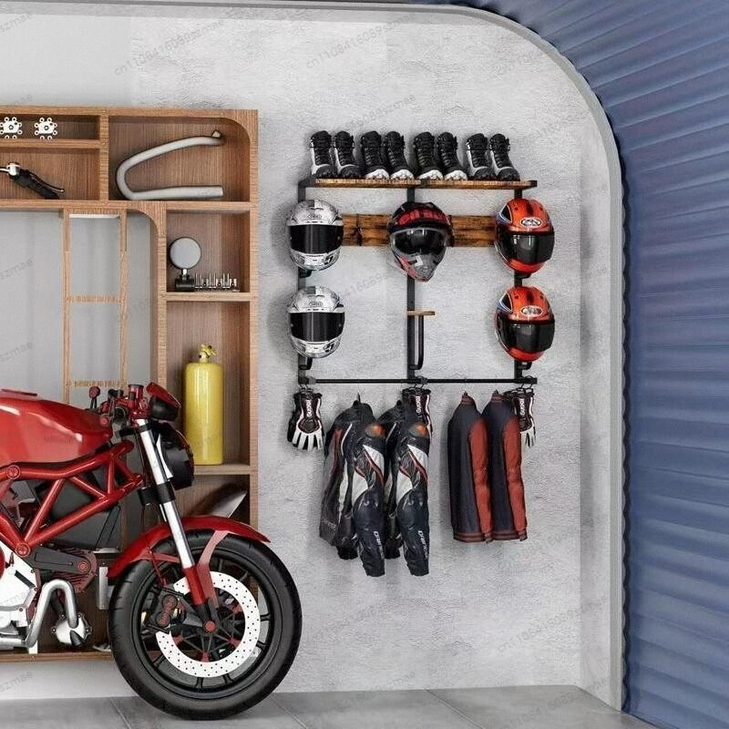 Soporte para casco de montaje  - Motorcycle Gear Wall Mount reseña y precio