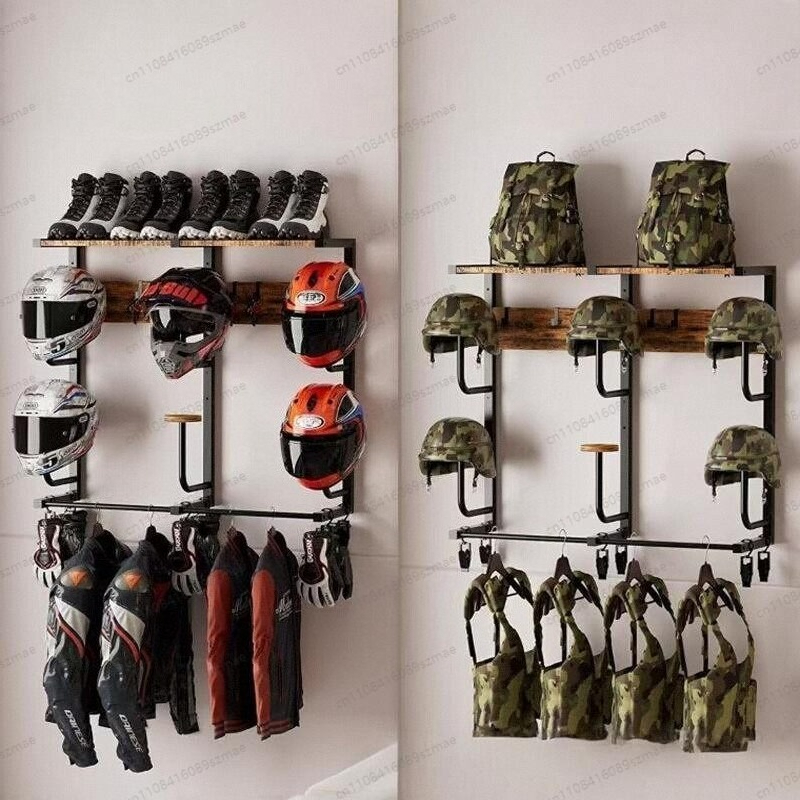 Soporte para casco de montaje  - Motorcycle Gear Wall Mount reseña y precio