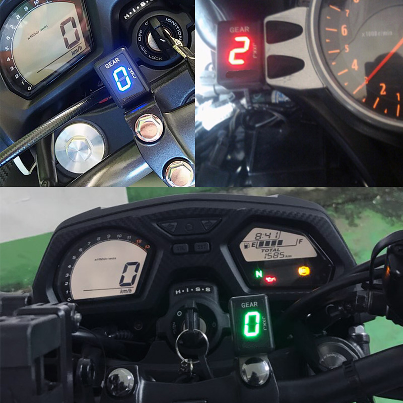 Indicador de marcha de motocic - Motorcycle Gear Xl reseña y precio