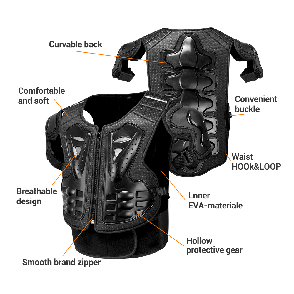Armadura de motocicleta para h - Motorcycle Gear Kids reseña y precio
