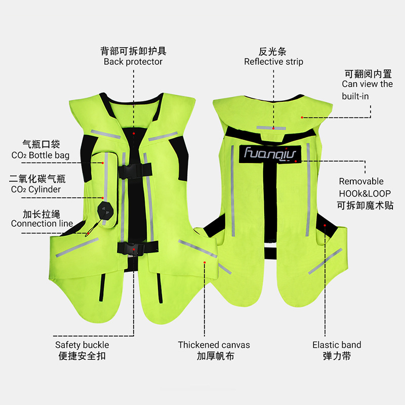Huanqiu Traje de airbag de seg - Motorcycle Gear With Airbag reseña y precio